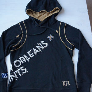 New Orleans Saints Hoodie NFL Sweatshirt Bling S